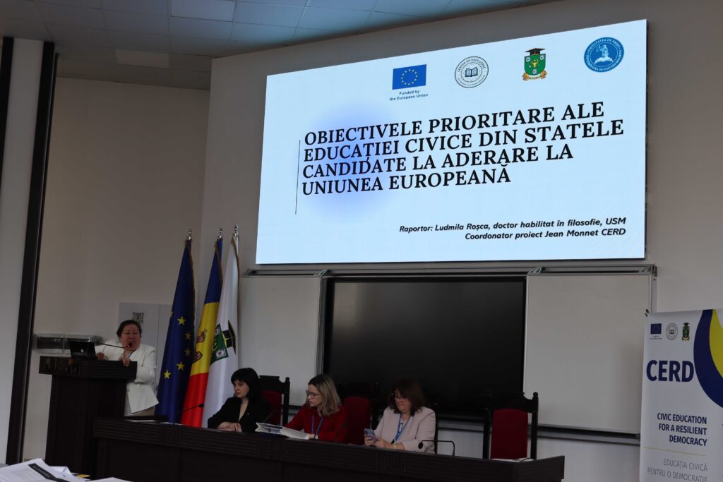 Conferința Internațională Jean Monnet „Educația civică, identitatea europeană, europenizarea: abordare conceptuală, semnificație practică”